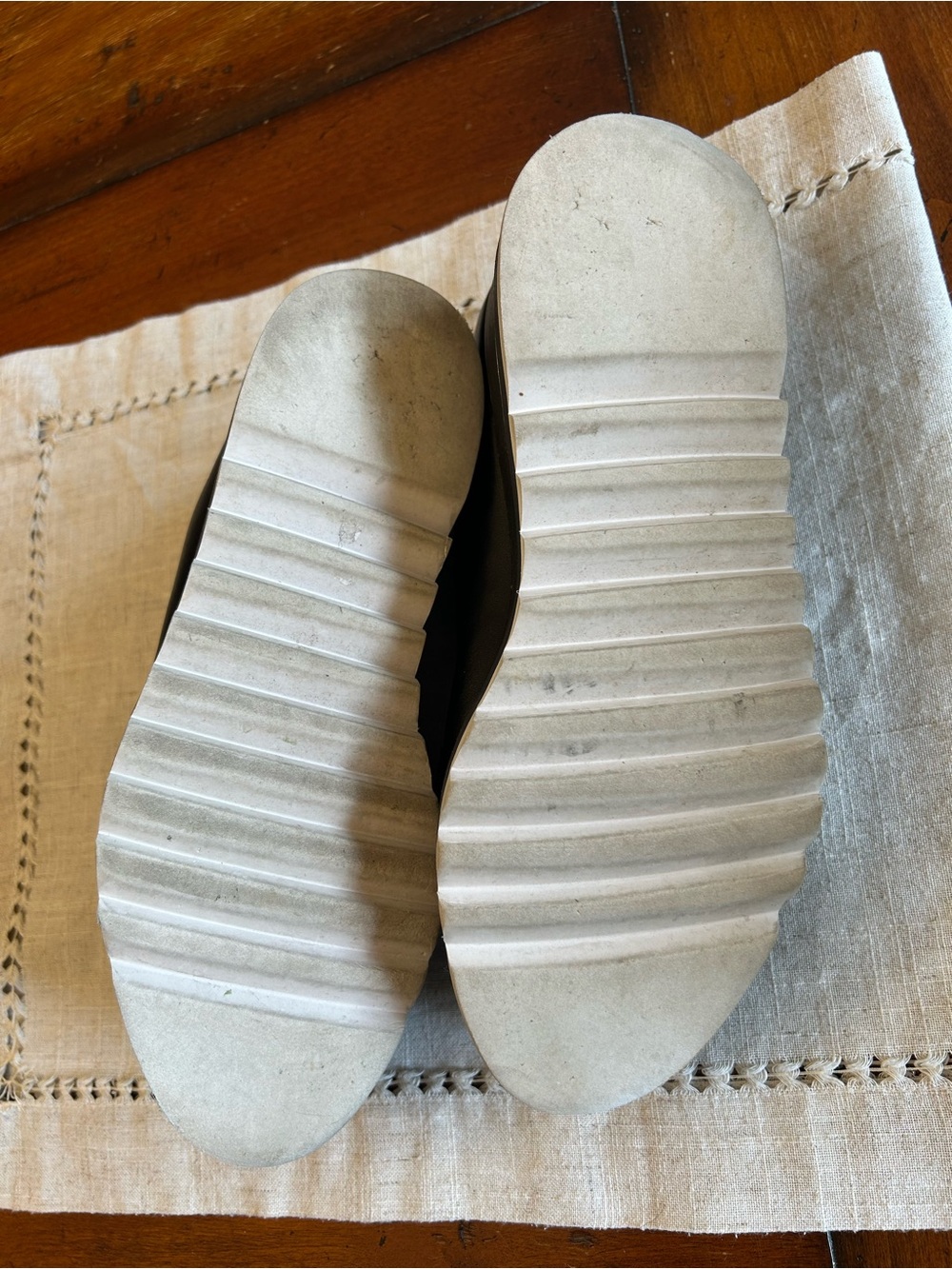 Brown’s Wishbone Collection Platform Lace-Up Slide On Sneakers - Picture 7 of 7